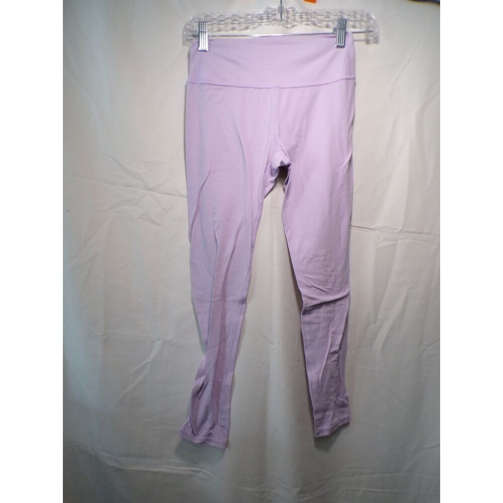 All In Motion Girls Lavender High Rise Full Length Leggings L 10 12